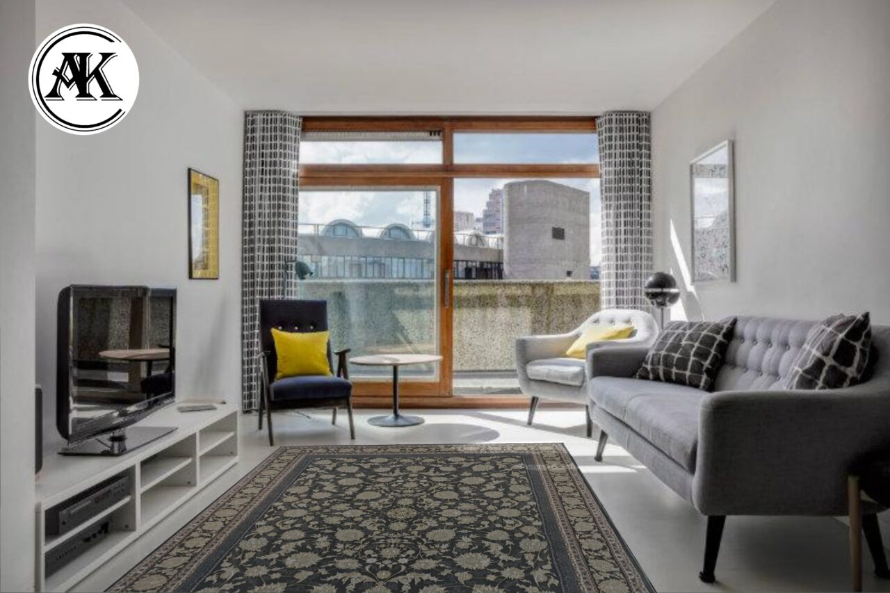 دکوراسیون فرش-700-شانه-افشاری-زغالی-گل_برجسته