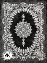 فرش-1200-شانه-آلما-زغالی-گل_برجسته