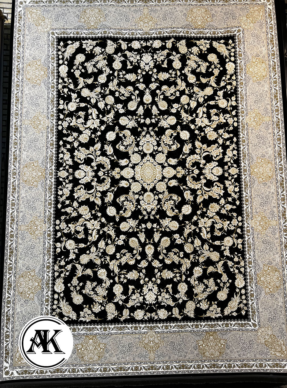 فرش-1200-شانه-آناک-سرمه_ای-گل_برجسته--4