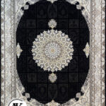 فرش-1200-شانه-آوینا-سرمه_ای-گل_برجسته