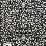 فرش-1200-شانه-انوشا-زغالی-گل_برجسته