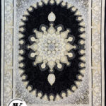 فرش-1200-شانه-بهار-سرمه_ای-گل_برجسته