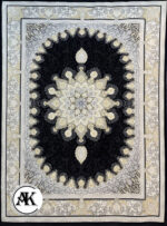 فرش-1200-شانه-بهار-سرمه_ای-گل_برجسته