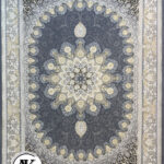 فرش-1200-شانه-بهار-طوسی-گل_برجسته