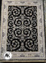 فرش-1200-شانه-تینا-سرمه_ای-گل_برجسته
