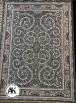 فرش-1200-شانه-تینا-نقره_ای-گل_برجسته