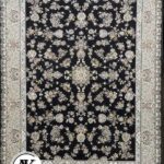 فرش-1200-شانه-شیک-زغالی-گل_برجسته