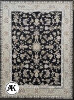 فرش-1200-شانه-شیک-زغالی-گل_برجسته