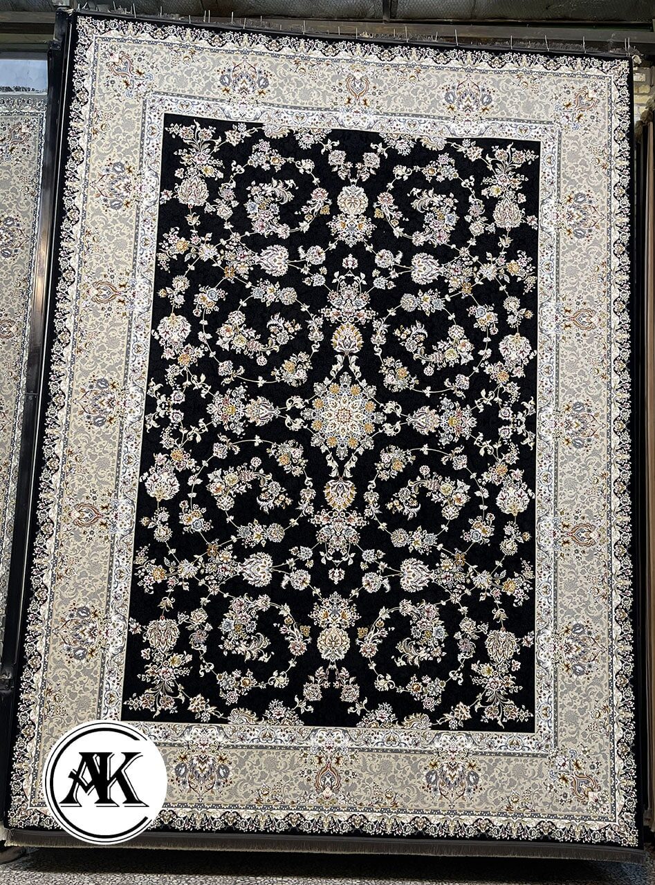 فرش-1200-شانه-شیک-سرمه_ای-گل_برجسته--1