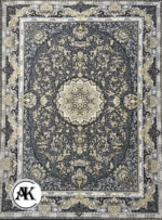 فرش-1200-شانه-طلا-طوسی-گل_برجسته--1