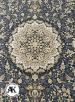 فرش-1200-شانه-طلا-طوسی-گل_برجسته--4