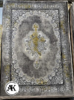فرش-1200-شانه-فلورانس-نقره_ای-گل_برجسته-1