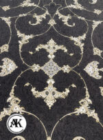 فرش-1200-شانه-لوئیز-زغالی-گل_برجسته-4