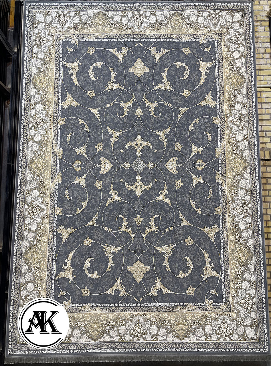 فرش-1200-شانه-لوئیز-طوسی-گل_برجسته-1