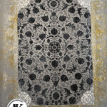 فرش-1200-شانه-مارسی-نقره_ای-گل_برجسته