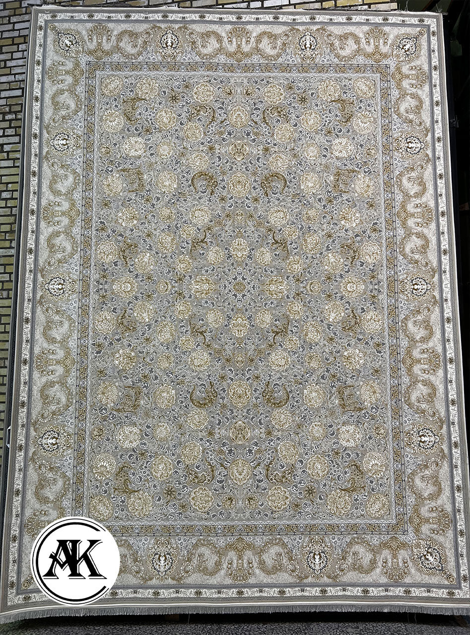 فرش-1200-شانه-ماریا-بژ-گل_برجسته