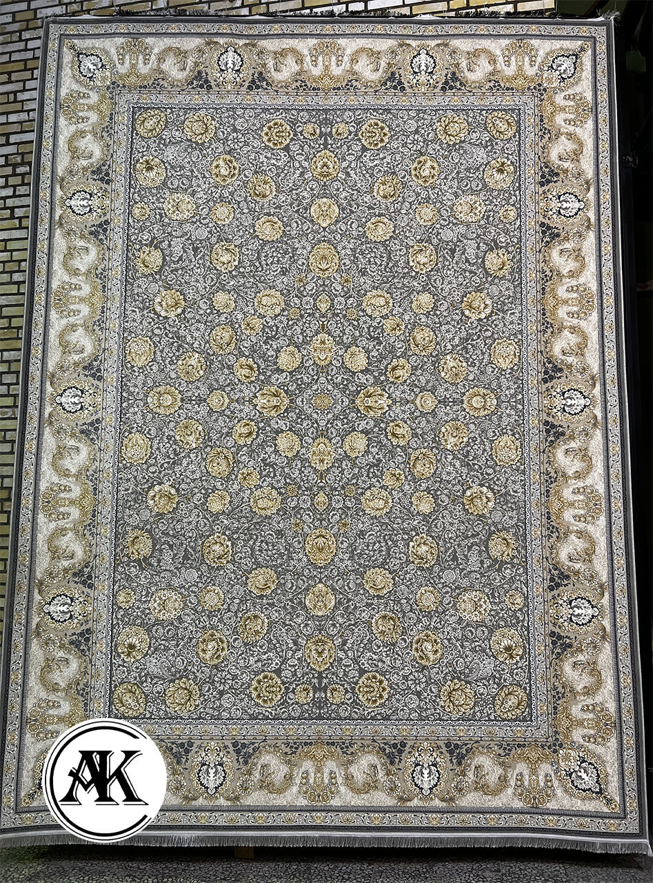 فرش-1200-شانه-ماریا-نقره_ای-گل_برجسته--1