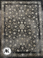 فرش-1200-شانه-میلان-نقره_ای-گل_برجسته