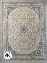 فرش-1200-شانه-نائین-بژ-گل_برجسته