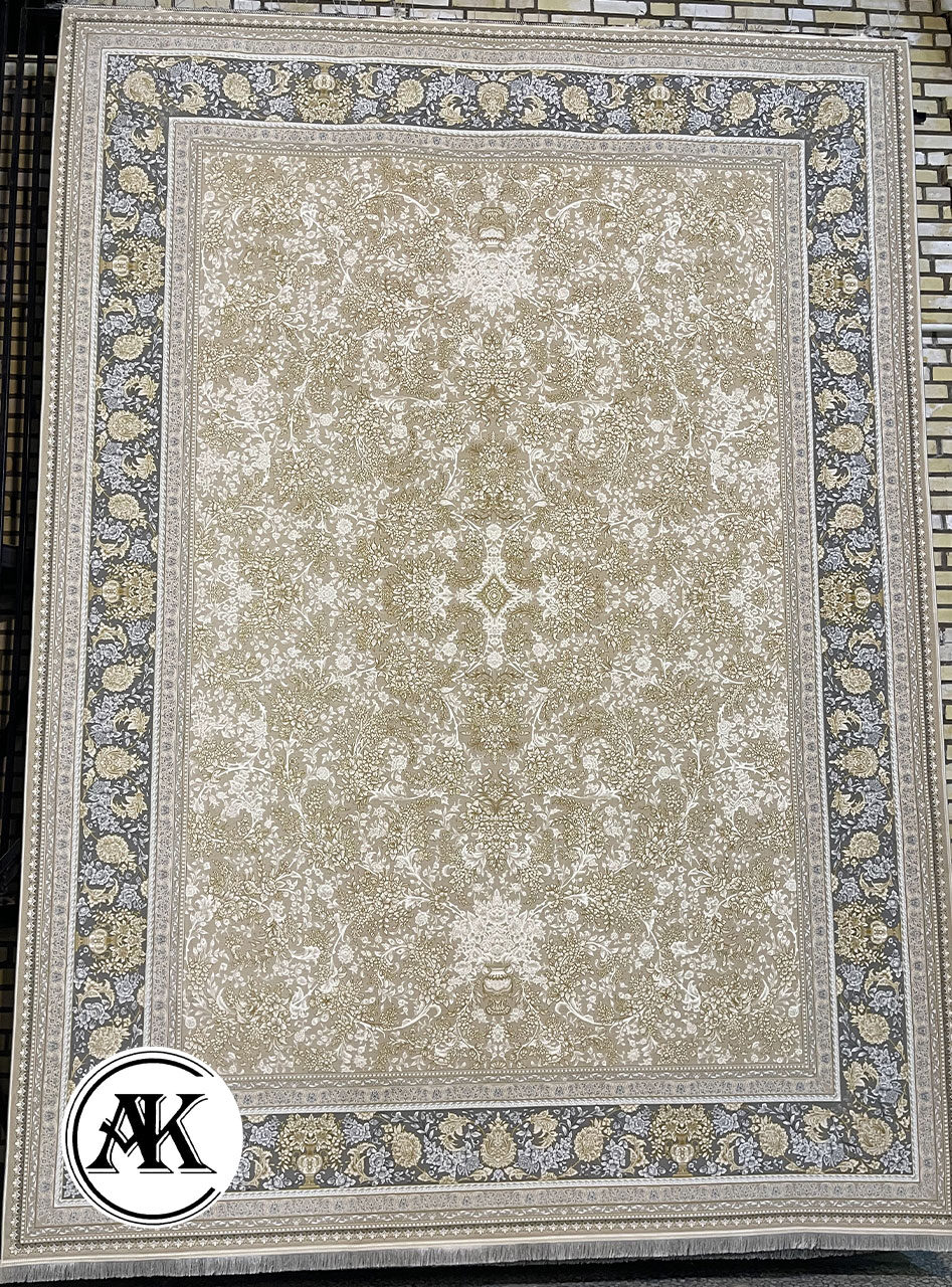 فرش-1200-شانه-نگار-بژ-گل_برجسته-1