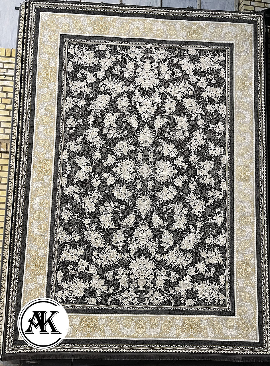 فرش-1200-شانه-نگار-زغالی-گل_برجسته-1