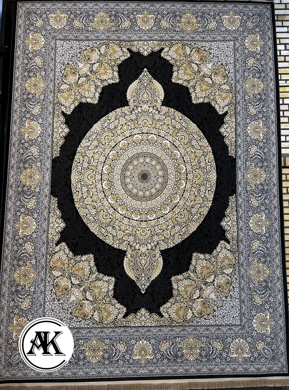 فرش-1200-شانه-ورساچه-زغالی-گل_برجسته