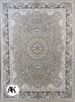فرش-1200-شانه-پردیس-نقره_ای-گل_برجسته