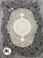فرش-1200-شانه-کارولین-نقره_ای-گل_برجسته--1