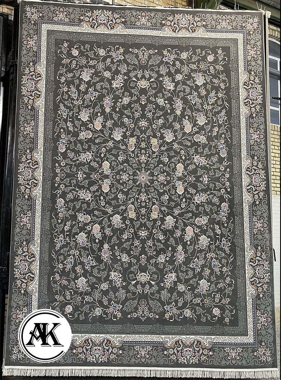 فرش-700-شانه-جانان-زغالی-گل_برجسته