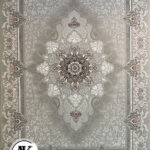 فرش-700-شانه-دنیز-نقره_ای-گل_برجسته-0