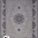فرش-700-شانه-دنیز-نقره_ای-گل_برجسته