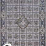 فرش-700-شانه-سوزان-نقره_ای-گل_برجسته