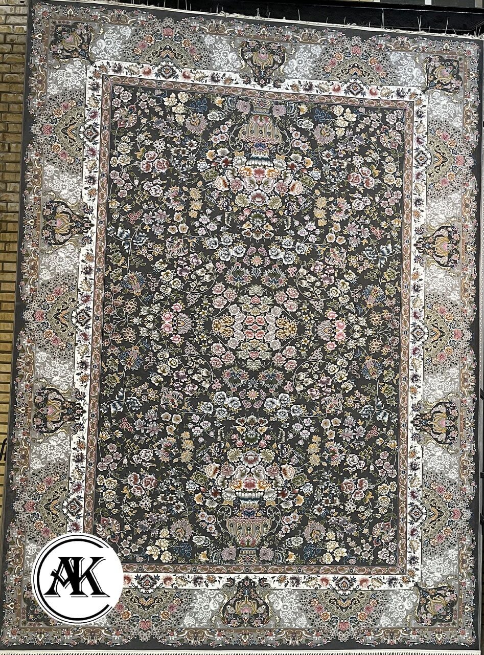 فرش-700-شانه-سیما-زغالی-گل_برجسته