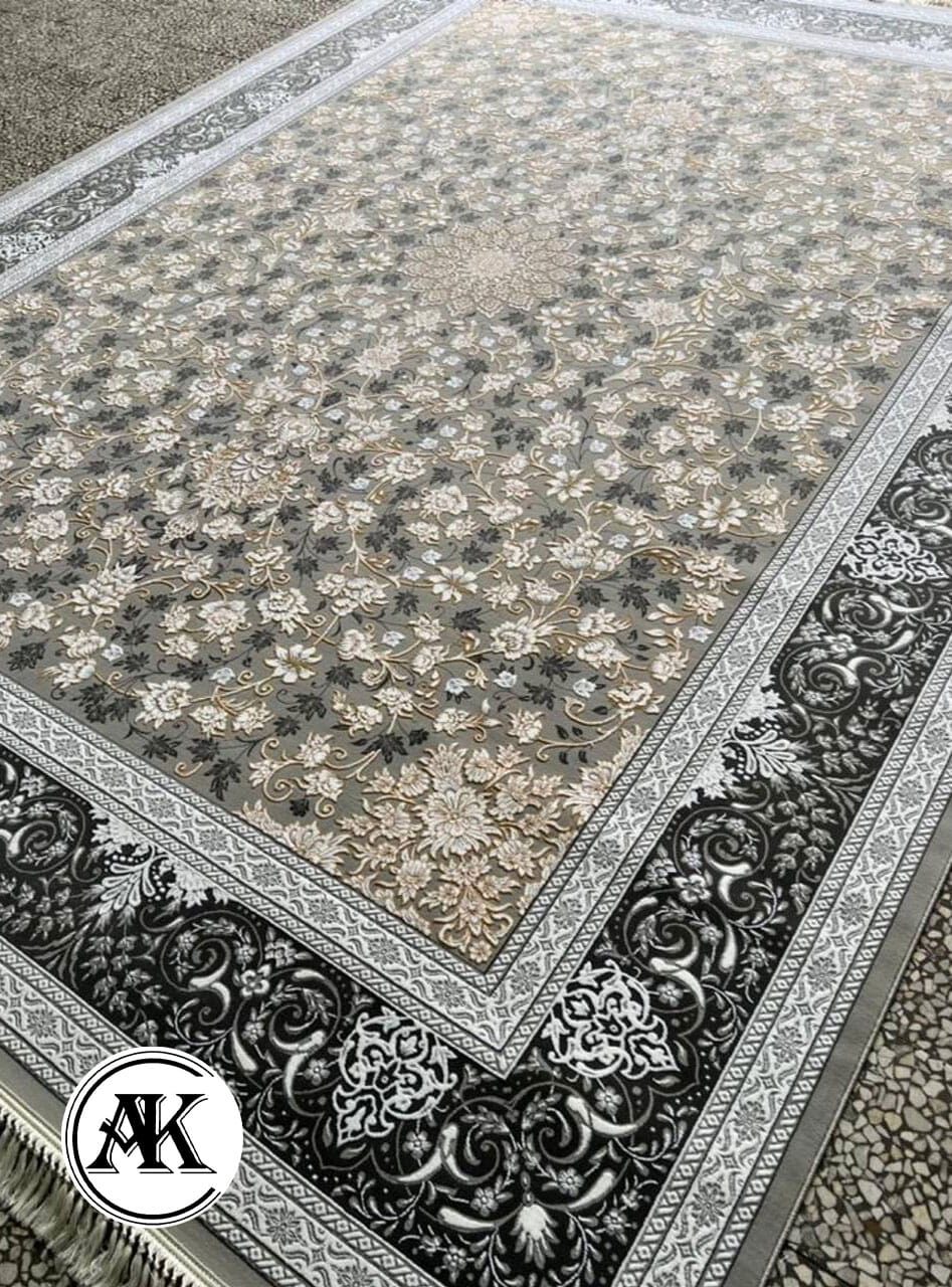 فرش-700-شانه-طناز-نقره_ای-گل_برجسته--1