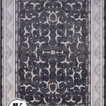 فرش-700-شانه-لوتوس-زغالی-گل_برجسته