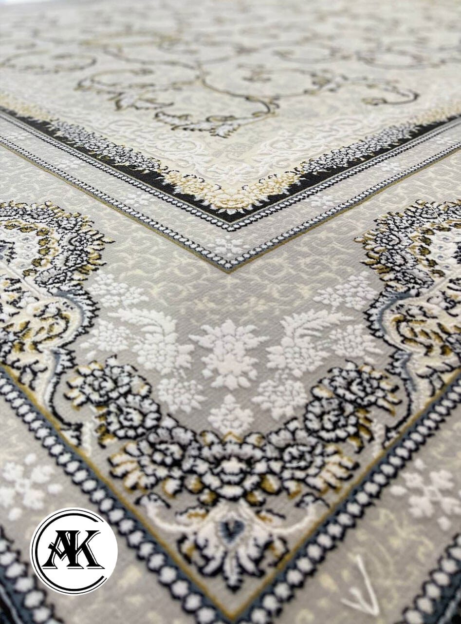 فرش-700-شانه-لوتوس-کرم-گل_برجسته-2
