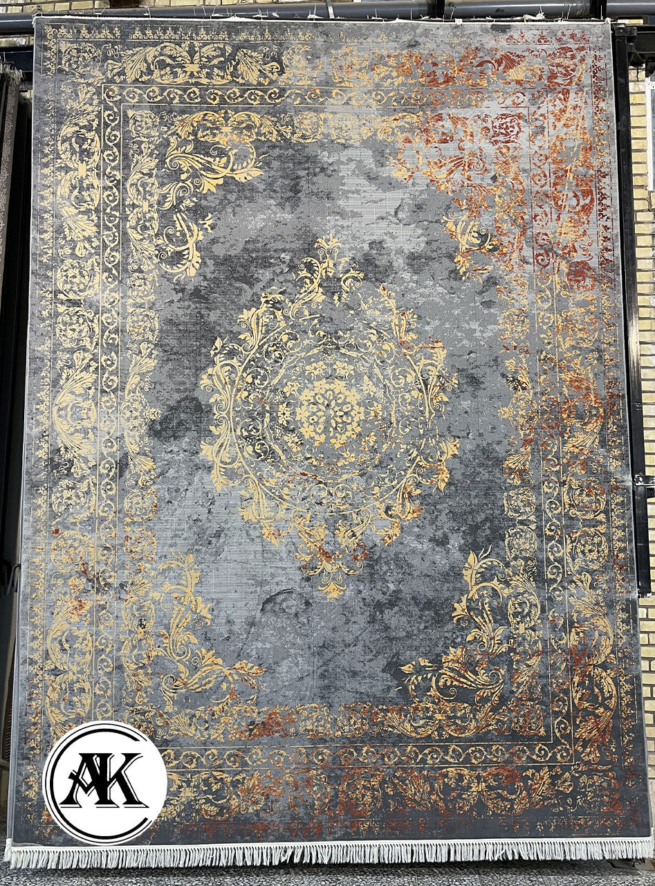 فرش-700-شانه-مارلین-زغالی-گل_برجسته