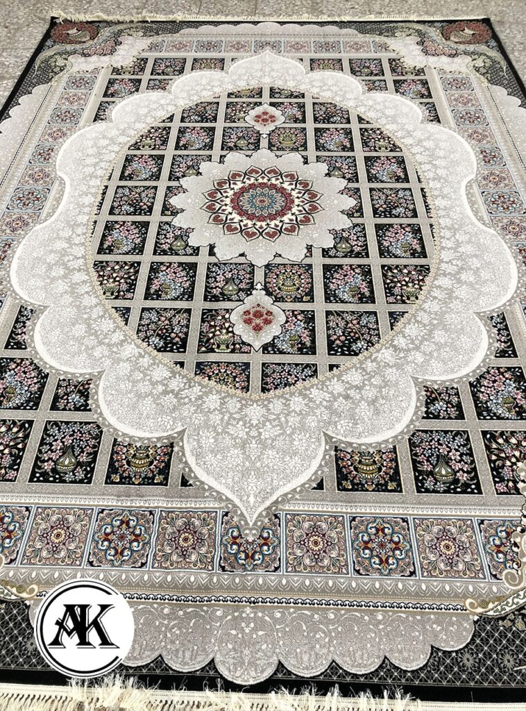 فرش-700-شانه-مانلی-سرمه-ای-پالت-فیلی