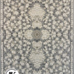 فرش-700-شانه-ملینا-نقره_ای-گل_برجسته-0