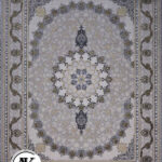 فرش-700-شانه-نائین-نقره_ای-گل_برجسته