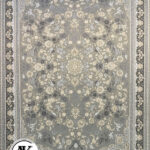 فرش-700-شانه-نیلو-نقره_ای-گل_برجسته-0