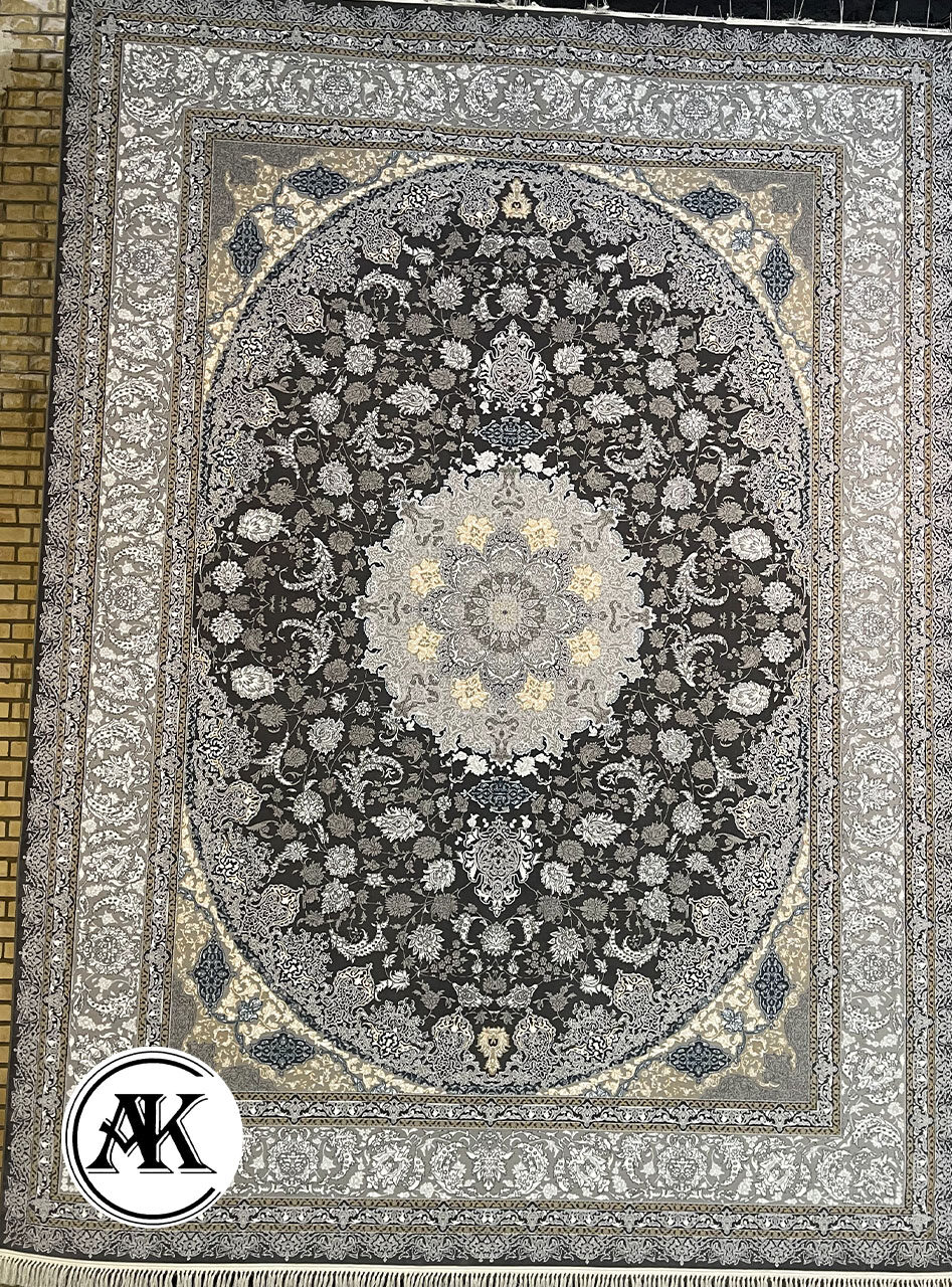 فرش-700-شانه-ویدا-زغالی-گل_برجسته