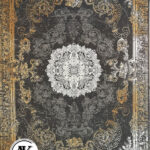 فرش-700-شانه-پرنس-زغالی-گل_برجسته-0