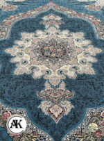 فرش-700-شانه-کارینا-آبی-با-نخ-اکریلیک--3