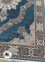 فرش-700-شانه-کارینا-آبی-با-نخ-اکریلیک--5