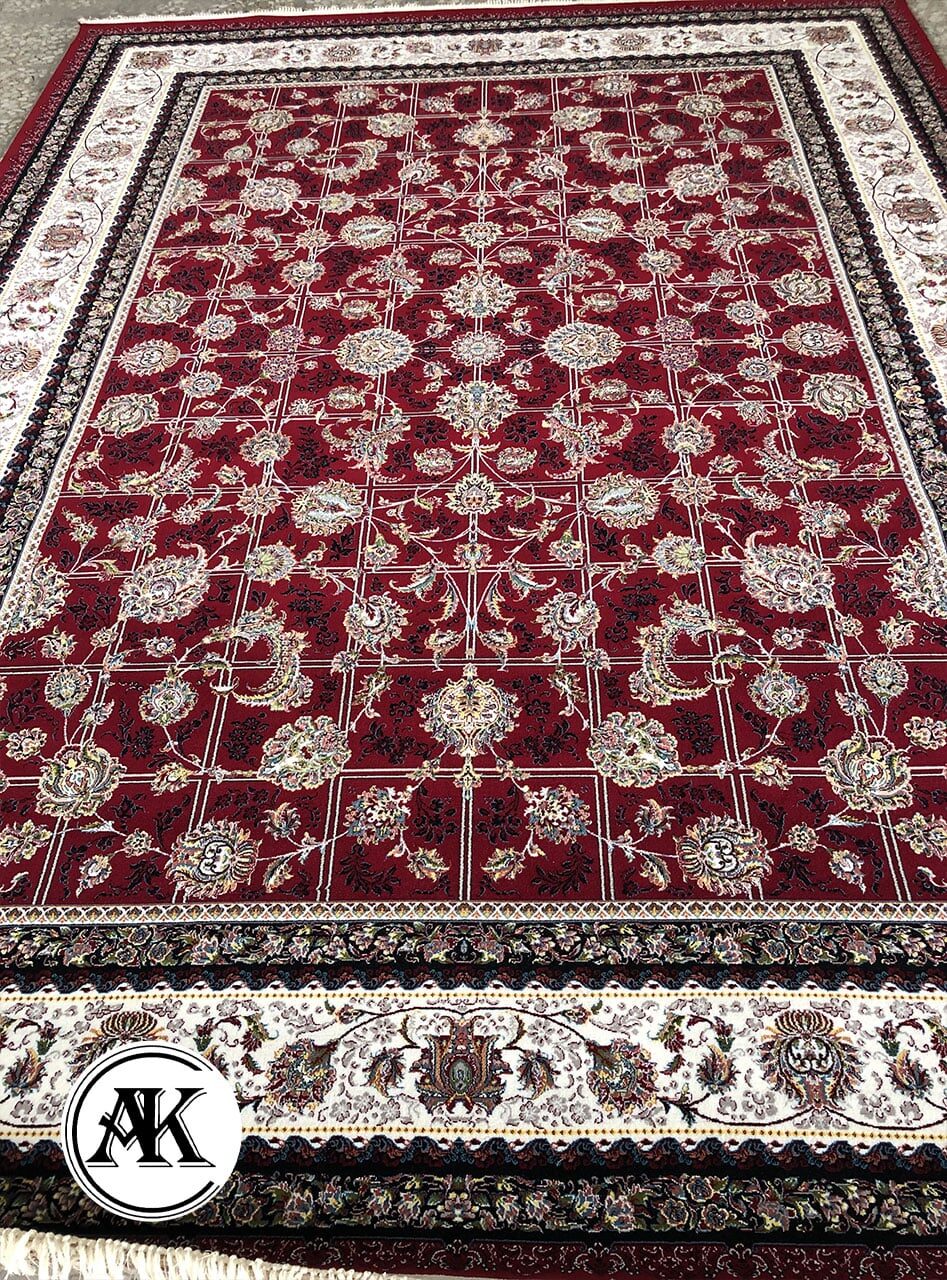 فرش-700-شانه-کرشمه-لاکی-با-نخ-اکریلیک-1