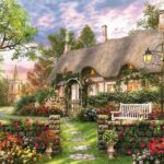 تابلو خانه باغ زیبا