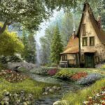 تابلو خانه جنگلی