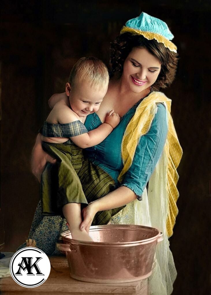 تابلو مادر و کودک