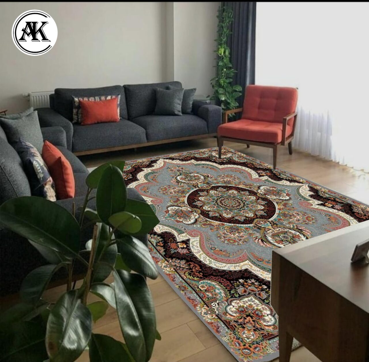 دکوراسیون فرش طرح 700 شانه شهیاد فیلی